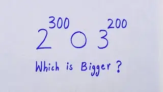 Which number is bigger ? | A nice math olympiad problem.