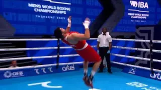R32 (86KG) KOC HAKAN (TUR) vs SAUVEUR DAVID (HAI) | IBA Men's World Boxing Championships 2023