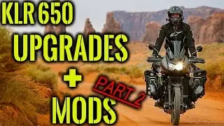 KAWASAKI KLR 650 UPGRADES AND MODS  [Part 2]