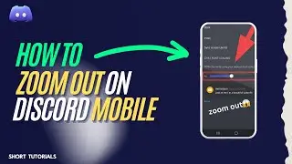 How to zoom out on discord mobile (Problem Solved)