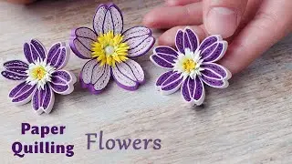 Paper Quilling Flowers - How it's made!