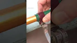 New Homemade tip and trick. Strong hose clamp 