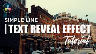 Simple Line Text Reveal Effect Tutorial (Includes Subtitles/CC) - DaVinci Resolve 16