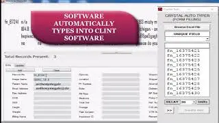 MEDICAL FORM FILLING AUTO TYPER  SOFTWARE