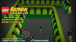 Lego Batman 1: Bonus Lvl 2 / Arkham Asylum (1,000,000 Studs!) - HTG