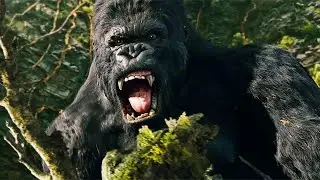 Kong Shakes The Sailors Off The Log - King Kong (2005) Movie Clip HD