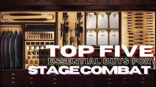 TOP 5 ESSENTIALS BUYS FOR STAGE COMBAT! Combat Live #stunts #STAGECOMBAT #HOWTO #COMBAT #COMBATLIVE