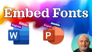 How to embed fonts in PowerPoint 