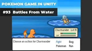 Make A Game Like Pokemon in Unity | #93 - Battles From Water