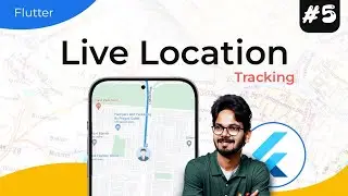 #5 Flutter Google Map with Live Location Tracking | Direction, Custom Marker & Polyline in Hindi