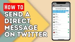 How to DM Someone on Twitter Mobile | How to Send a Direct Message on Twitter (2023 EDITION)