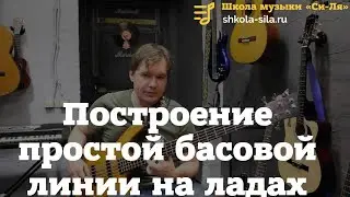 Построения простой басовой линии и ладах Ионийский, дорийский