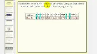 Cryptograph: Substitution Cipher (Caesar Cipher)