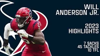Will Anderson Jr. | 2023 Highlights