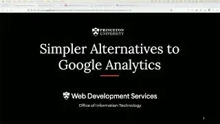 Comparing simpler alternatives to Google Analytics