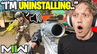 I Made Console Players RAGE QUIT IN MW2... (I'm Sorry)