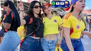 AsÍ se Vivió el Partido Colombia vs Brasil Levi's Stadium COPA AMERICA 2024