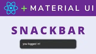 How To Create React Snacbar Notification Using Material UI