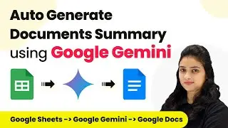 How to Auto Generate Documents Summary using Google Generative AI | Google Gemini