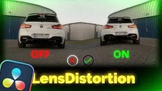 How to create LensDistortion Effect in Davinci Resolve (Free Preset)