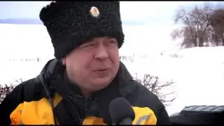 Фильм о зимнем конном казачьем походе - Станица 