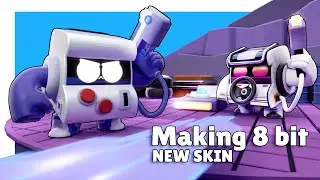 Brawl Stars 3D 8 BIT Making brawler Animation