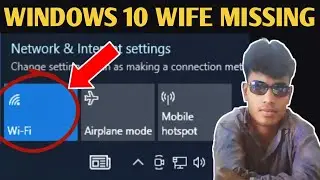 NEW FIX WiFi Not Showing in Settings on Windows 10 in Bangla  | Fix WiFi Problem