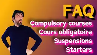 FAQ Shibuntu Commencer les cordes Starters Compulsory courses cours obligatoire Suspensions