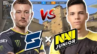 КЛАТЧ EDWARD'a 1vs4 ПРОТИВ НАВИ | SELECTAH vs NAVI JR Nine to Five 2
