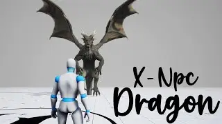 X - Game Animation Sample | Npc Dragon