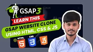 🚀 GSAP Website Clone Tutorial Using HTML, CSS, & JavaScript | GSAP Animation | GSAP