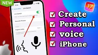 How To Create Personal Voice iOS 17 | How to Set Up + Use Personal Voice on iPhone in iOS 17