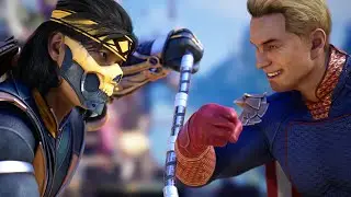 Homelander Killed Kenshi | Takeda Vs Homelander All Intro Dialogues - Mortal Kombat 1