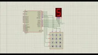 Keypad interface with Atmega16 and displaying numbers in 7 segment Display