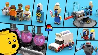 Ice Scream 8 TRUE ENDING: How to make LEGO Minifigures and Playsets