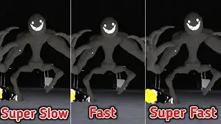 Part 2 | Apeirophobia Roblox Level 10 Entity Jumpscares In Super Slow Slow Fast & Super Fast Speed