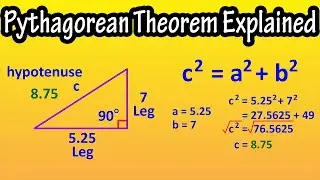 What Is, And The Formula For The Pythagorean Theorem Explained - How To Find The Hypotenuse