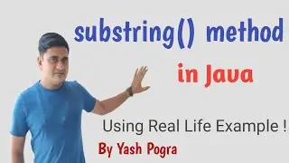 substring method in java | substring in Java example | String substring() Method example