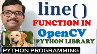 line( )  FUNCTION IN OPENCV (PYHTON LIBRARY) || COMPUTER VISION LIBRARY