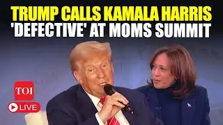 Donald Trump Calls Kamala Harris 'Defective' At 'Moms For Liberty' Conference | Watch