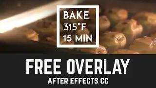 F001 FREE Cooking Video Overlay + Tutorial (After Effects CC)