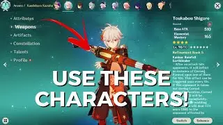 BEST CHARACTERS FOR THE TOUKABOU SHIGURE | Genshin Impact 3.3