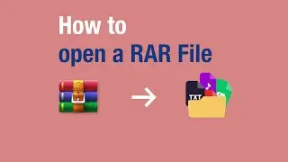 How to open a RAR File - WinRAR Video