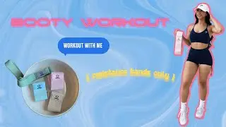 at home LOWER BODY WORKOUT | resistance bands workout