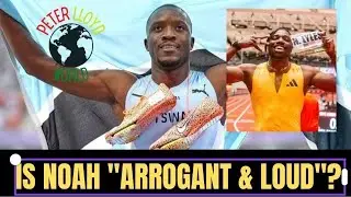 TEBOGO SAYS NOAH IS "ARROGANT & LOUD".IS HE? COE "ATHLETICS MOVED ON FROM BOLT"! DANIELLE & JANEEK!