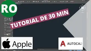 Învață AutoCAD în 30 de MINUTE! | Cunoștințe de bază | Macbook