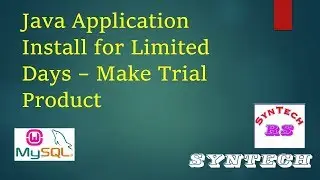 how to create a trial version application in java