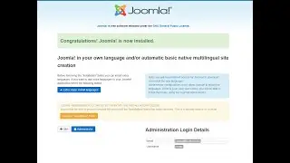 Joomla CMS Windows 10 Xampp Server Installation 2021 | Joomla in localhost Windows 10 2021