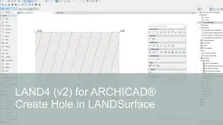 Create Hole in LANDSurface | LAND4 for ARCHICAD®