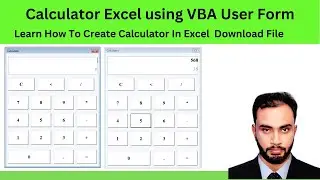 How To create Calculator Excel using VBA User Form